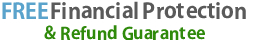 free financial protection and refund guarantee