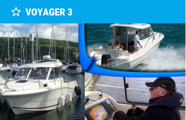 jeanneau merry fisher 725 for rya level 2, intermediate and advanced powerboat courses scotland